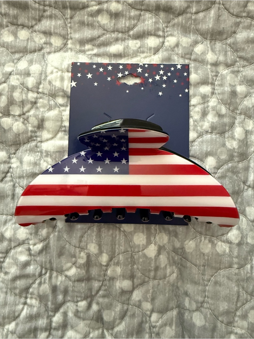 🦄Patriotic American Flag Hair Clip - Red, White & Blue